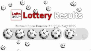 Euromillions Results for Friday 18th May 2012