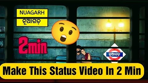 3D Train Moving Status Editing In Odia | Kinemaster Train Status Video Editing | Status Making Video