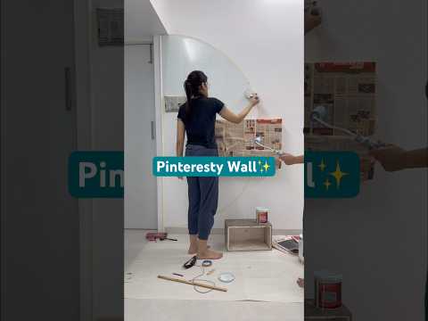 DIY PINTERESTY WALL✨| Wall painting idea | Aesthetic DIY Wall | Pastel colourful wall | Khushi Nagda