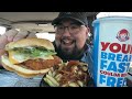 NEW Wendy’s Crispy Panko Fish Sandwich 🐟🥪 Mukbang Review