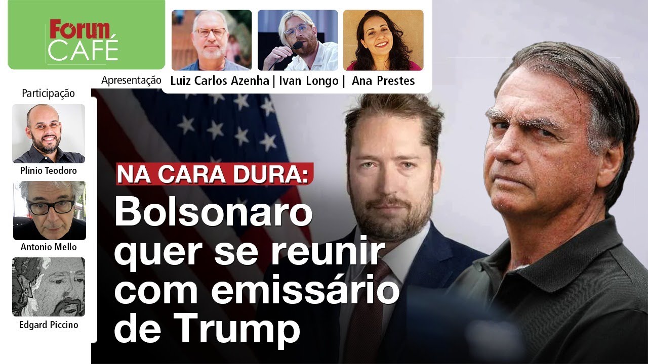 Bolsonaro tem a cara de pau de pedir a Moraes para receber visita de um representante de Trump