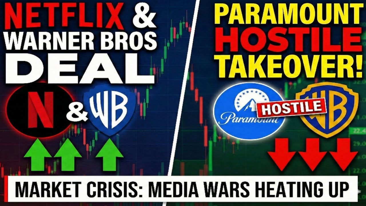 Netflix Revises Offer For Warner Bros. While  Paramount Try's A Hostile Takeover