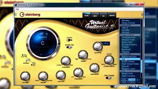 DTM・DAW virtual guitarist Steinberg Virtual Guitarist