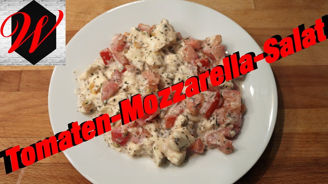 Tomaten-Mozzarella-Salat lecker und schnell zubereitet