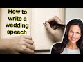 HOW TO WRITE A BEST MAN SPEECH