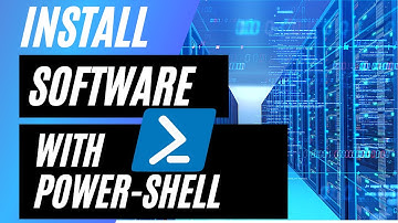 Install Software with Powershell