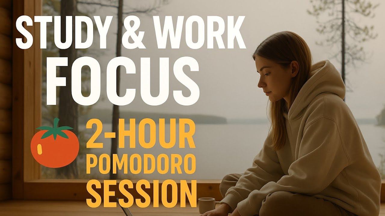Pomodoro Timer ⏰ 2 Hour Study & Work Session | LoFi Focus Music for ...
