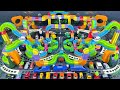 12minutes of satisfying Colorful magnetic anti-gravity track and high-speed train track toy ASMR|Toy