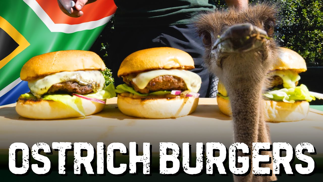 Ostrich Burgers on the BRAAI!