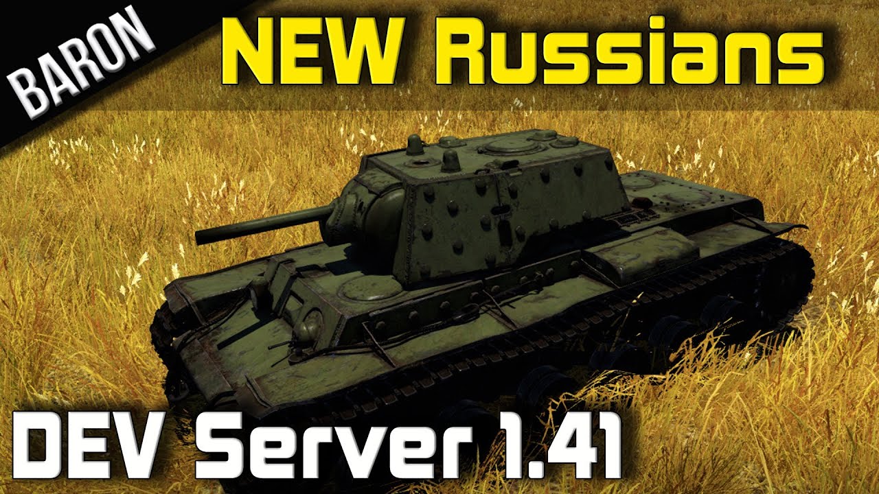 War Thunder NEW Russian Tanks and Planes Dev Server Patch 1.41 YouTube