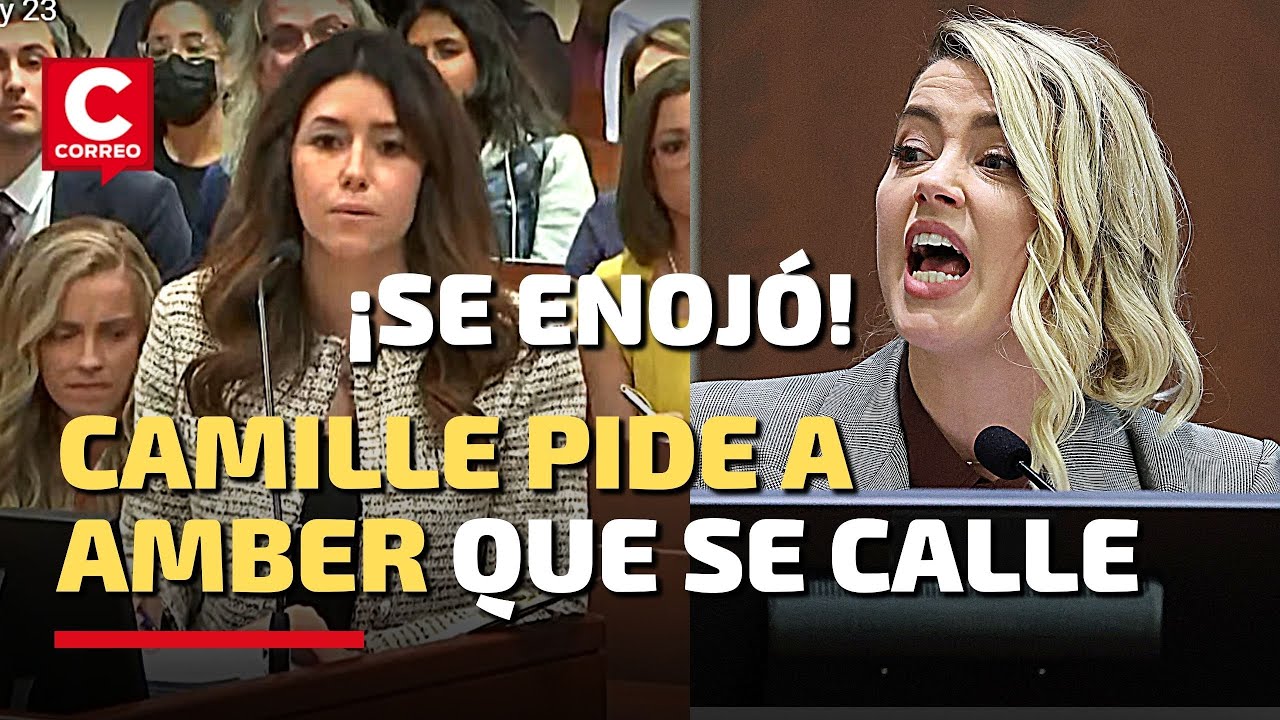 CAMILLE VASQUEZ  acorrala a AMBER HEARD: 