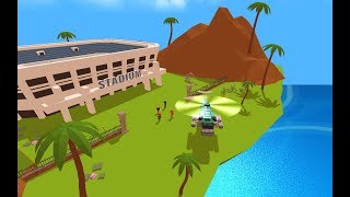 Craft Helicopter: Blocky City Sky Rescue screenshot 3