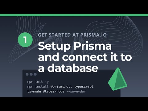 Setup Prisma and connect it to a database (1/5)