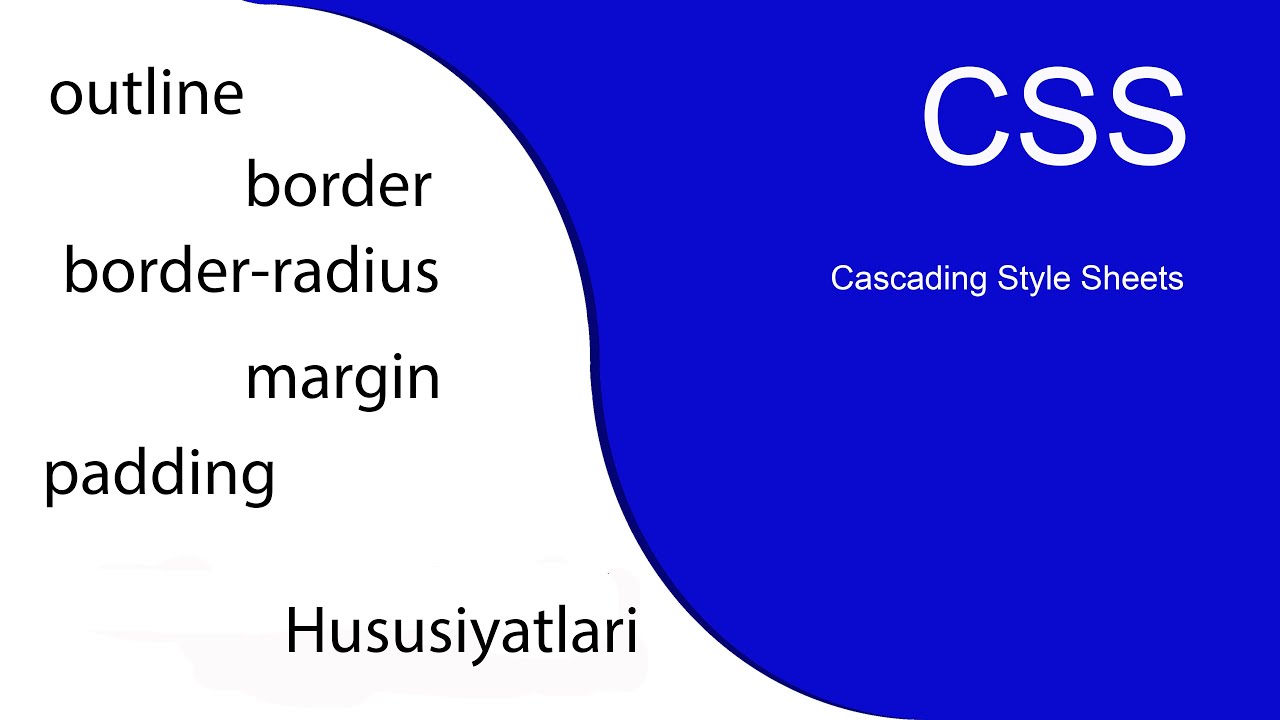 CSS 8-Dars outline, border, border-radius, margin va padding ...