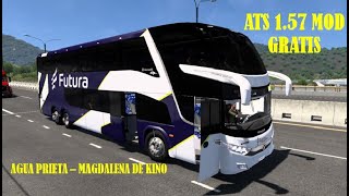 Descarga Mod Gratis | Autobús Marcopolo G7 1800 DD Futura Con Skins Mexicanas | ATS 1.57 Y ETS2 1.57