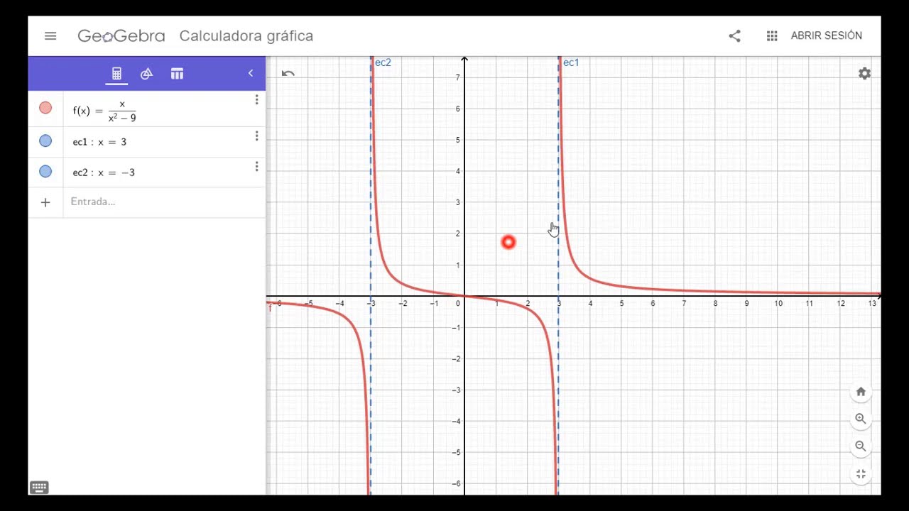 Herramienta graficadora de funciones 👨‍🏫 | Geogebra calculadora gráfica