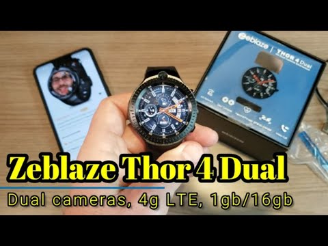 Zeblaze Thor 4 Dual - An Android 7.1 Smartwatch with dual cameras!