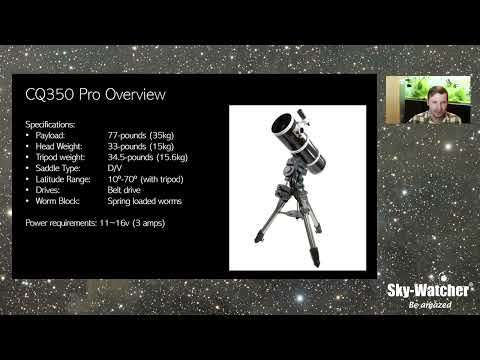 Видео: Монтировка Sky-Watcher CQ350 PRO GOTO без треноги