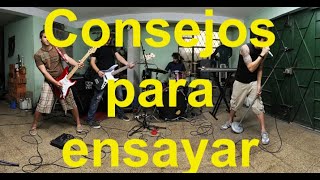 Consejos para ensayar mejor con tu banda