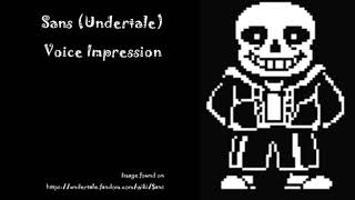 Sans Voice Impression @BrianRandomVA