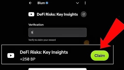 DeFi Risks: Key Insights Video Code | Blum Today Verification Keyword DeFi Risks: Key Insights