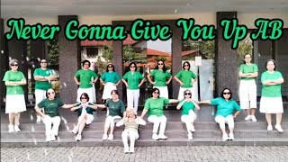 Never Gonna Give You Up Ab  Line Dance Chor  Cata Iglesias  Es  Demo  Ld Beautiful Angel