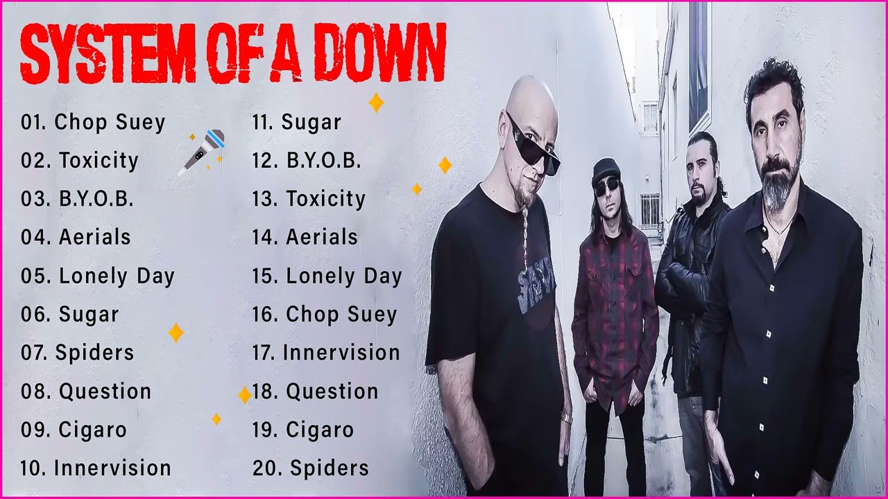 System Of A Down Greatest Hits - System Of A Down Full Album 2022