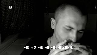 Video thumbnail of "Game of Thrones (Ramin Djawadi) harmonica tabs"