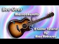 How to play:  Massachusetts by The Bee Gees - Acoustically - Detuned by 1 fret (easy)