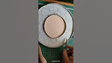 #shorts #youtubeshorts  | Lippan Border | Easy Lippan Border in making | Lippan Art