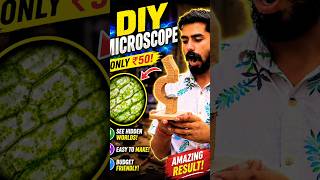 Ghar Par Bana Diya DIY Microscope 🔬😱 #experiment #diy #diycrafts #5starexperiment