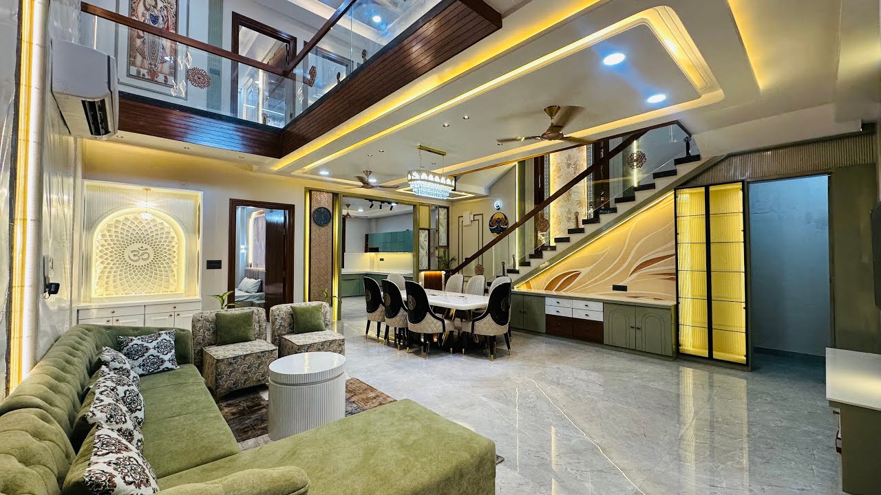 266 Gaj Latest House Design With Natural Garden, Home Theatre & Bar Area | New Kothi In Jaipur