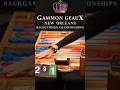 Backgammon in New Orleans - Gammon Geaux 2025 #backgammon #backgammontournament #boardgames