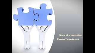 Psychological Compatibility PowerPoint Template by PoweredTemplate.com