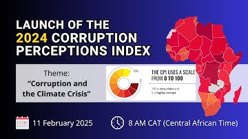 The Launch of the 2024 Corruption Perceptions Index