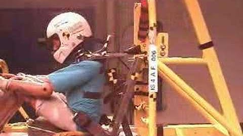 Sled Test - Frontal Impact with HANS Device