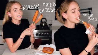 making KOREAN FRIED CHEESE CORN DOGS (from a tiktok recipe) by Jenn McAllister 195,064 views 2 years ago 12 minutes, 18 seconds