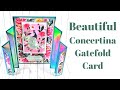 Beautiful Concertina Gatefold Card | Original Design