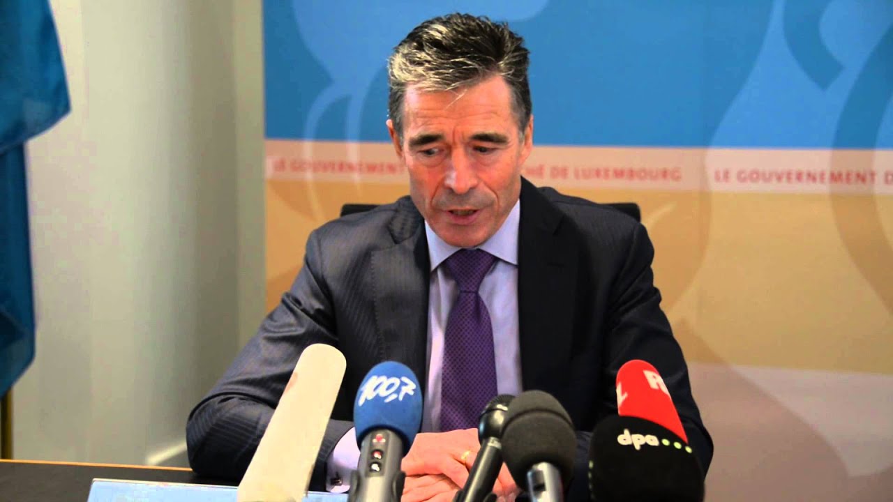 NATO Secretary General with Prime Minister of Luxembourg - Joint press point