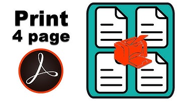 how to print 4 copies per page pdf using adobe acrobat pro-2017