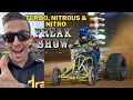 Dirt drag racing freak show with power adders