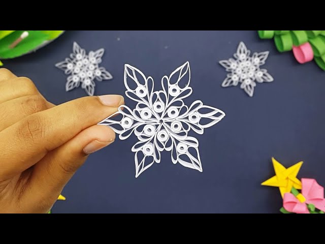 How to Make Quilling Paper Snowflakes - The Papery Craftery