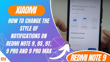 How to change the style of notifications on Redmi Note 9, 9S, 9T, 9 Pro and 9 Pro Max