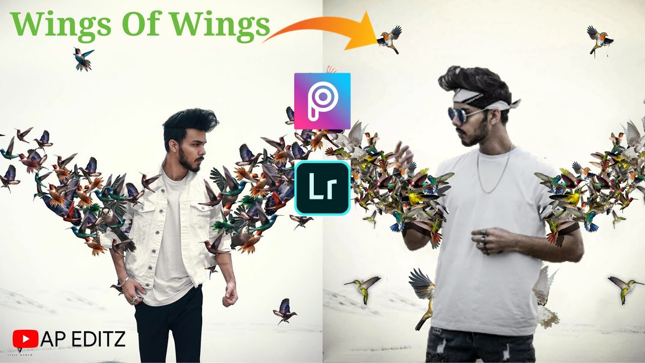 Vijay Mahar Wings Of Wings Photo Editing | Wings Of Wings Concept Tutorial