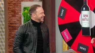 Donnie Wahlberg Plays Spin the Bottle (Sort Of!) + Reveals His Nickname For Wife Jenny McCarthy Profile