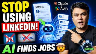 Stop Using LinkedIn! Find Jobs with AI in Seconds (Claude AI + Apify)