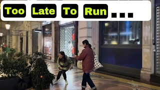 Bushman prank : it was too late !!! 😅 #funnyvideos #bushmanprank #coindrop #prankvideo