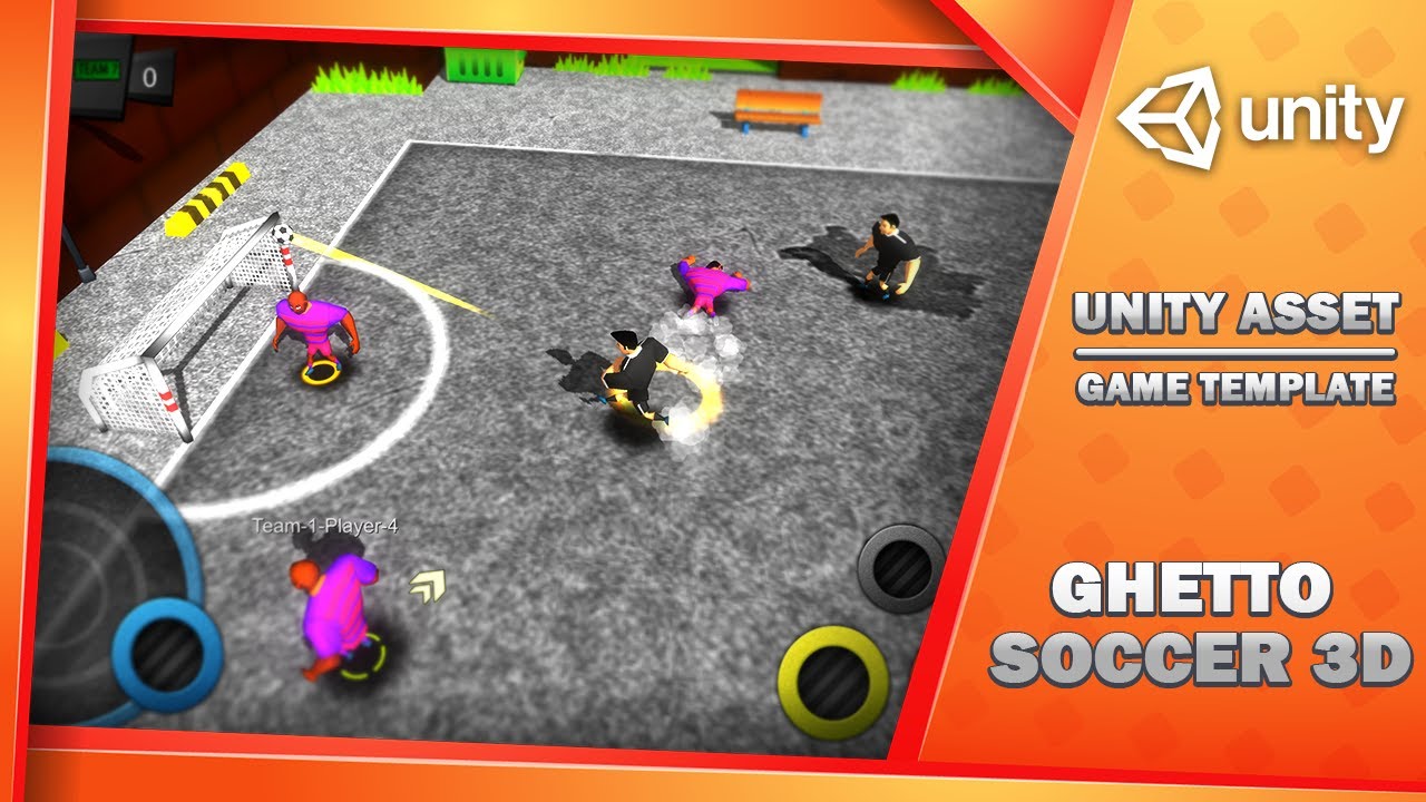 Ghetto Soccer 3D - Game Template, video preview 2