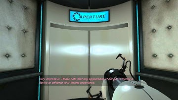 Portal 1 Playthrough - Test Chambers 1-12 (720p)