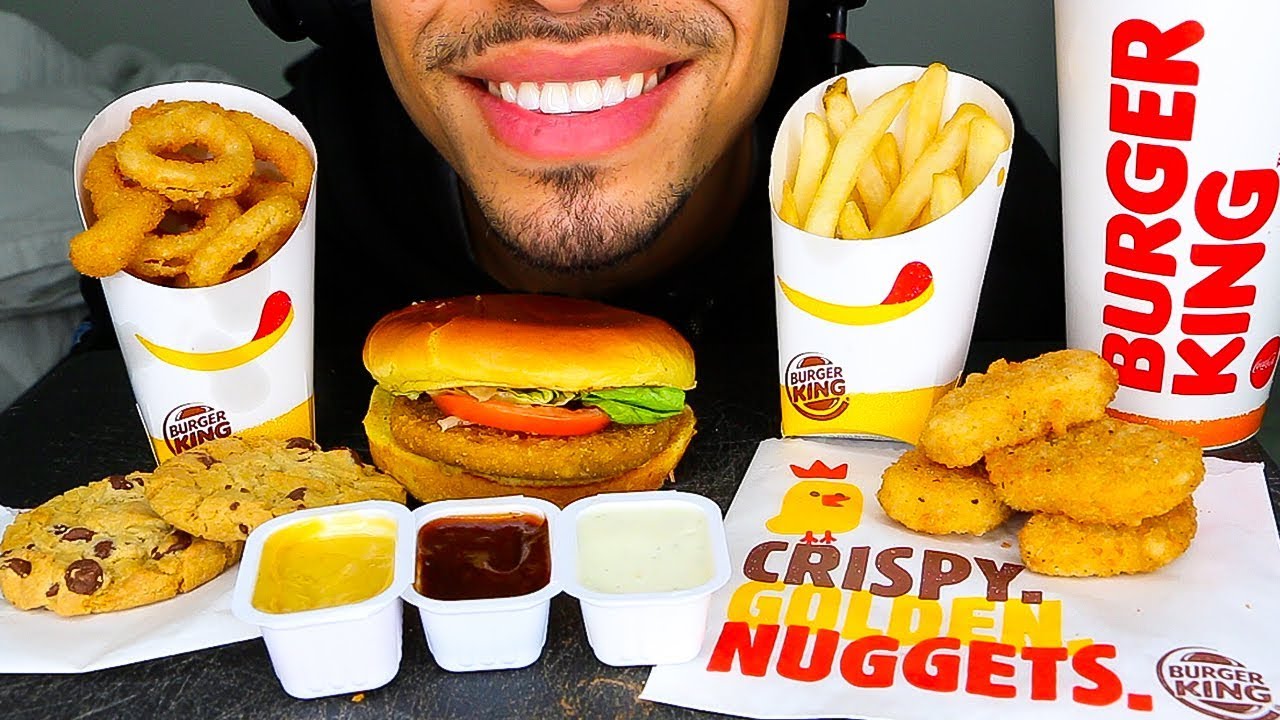 Asmr Burger King Chicken Nuggets Cheeseburger Fries Onion Rings | Sexiz Pix